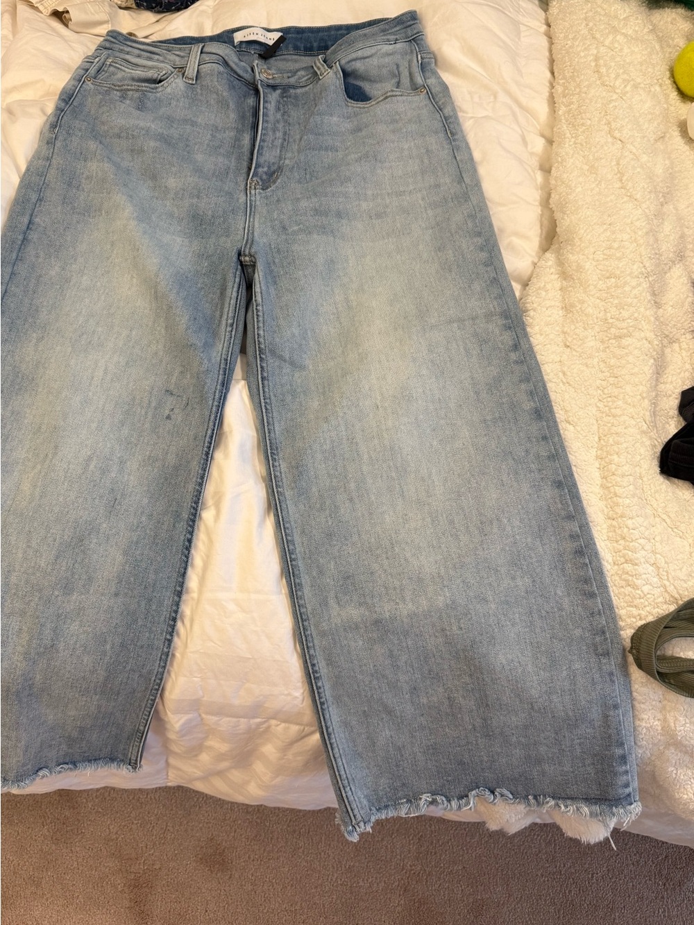 RISEN wide leg jeans